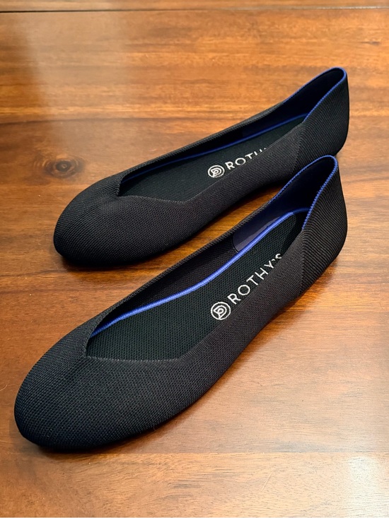 Rothy's Shoes - Used Rothy's Black and Blue Women's Flats Size 10.5